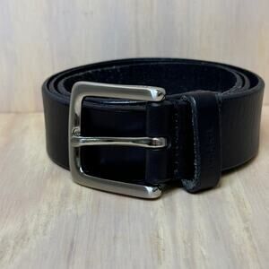 Fossil Black Genuine Leather Dress Belt Mens size 38